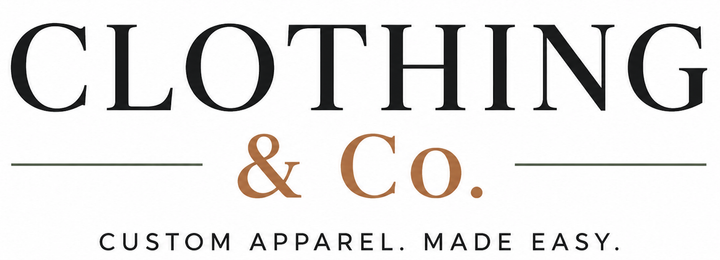 Clothing & Co. — Custom apparel. Made easy.